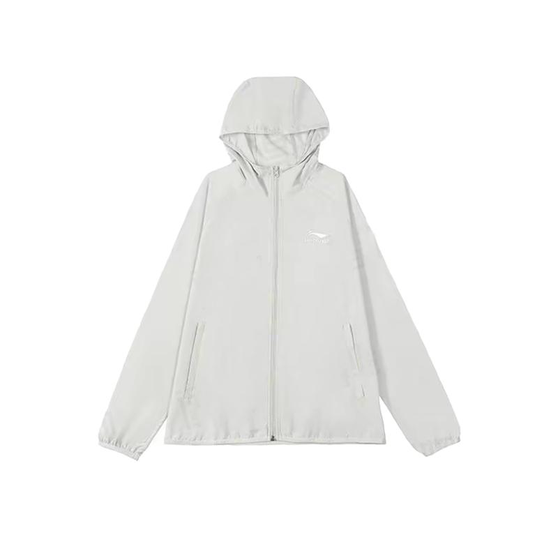 

Li-Ning Solid Color Lightweight Breathable Outdoor UV Protection Casual Versatile Sports Jacket Men jackets Gray YFDW257-2 S