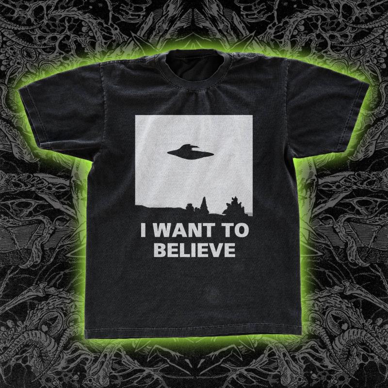 I Want To Believe  Classic Tee Classic Tee New SpringSummer Arrivals Regular Fit Casual Unisex Women S