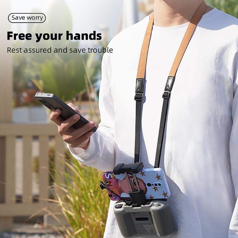 Adjusted Remote Controllers Lanyards Neck Strap Double Hook Belt Fixed Clip for Air 3 Flight Drones