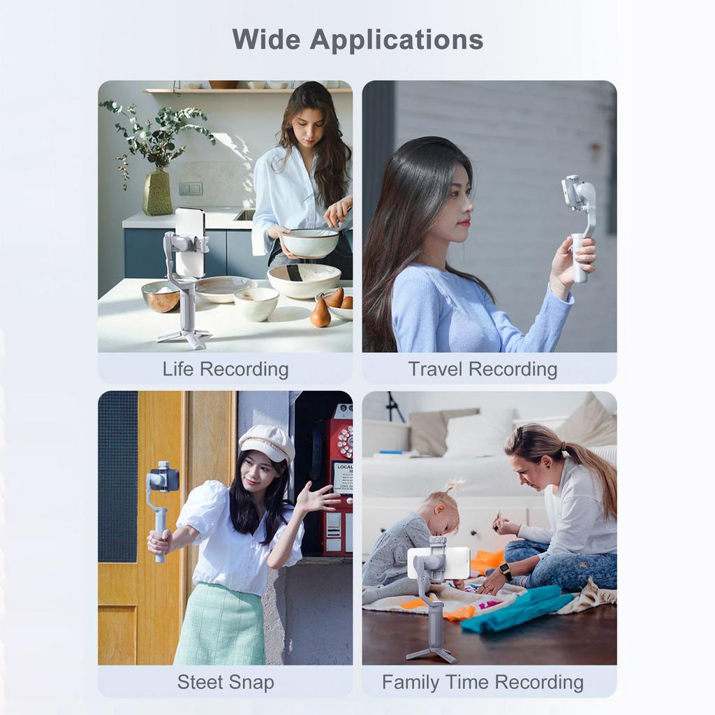 hohem iSteady XE 3 Axis Smartphone Gimbal Stabilizer Portable Phone Vlog Gimbal Anti shake with Mini Tripod 280g Load