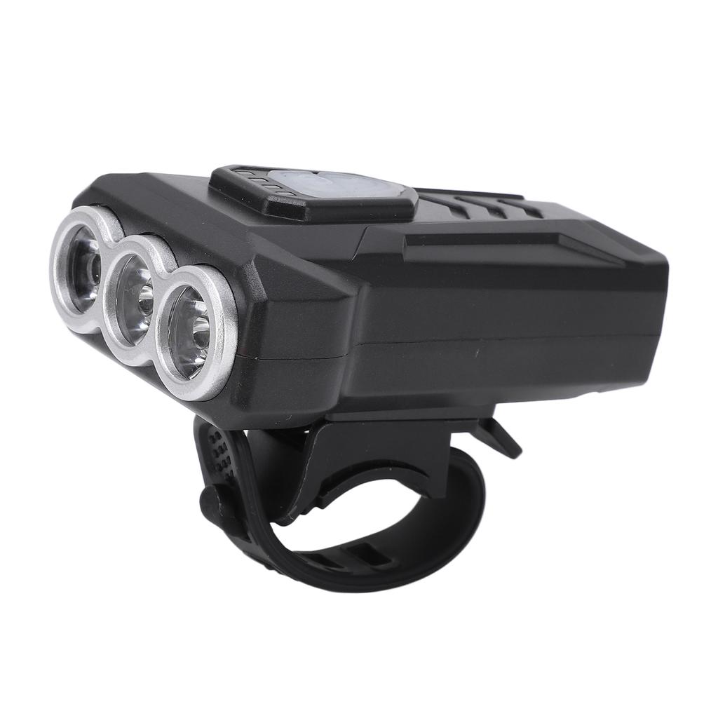 USB Rechargeable Bike Headlight with 4 Modes Wick Bicycle Front Light Waterproof Bike Lights