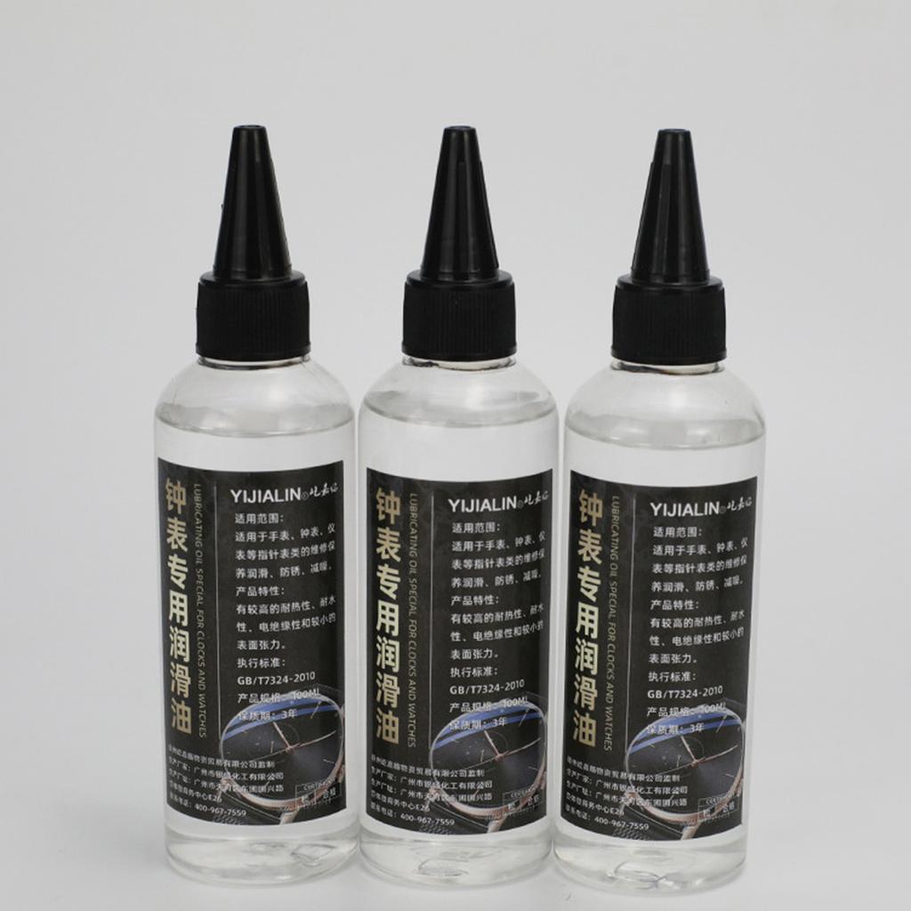 10/50/100ml Watches Lubricants Oil Professional Clock Oil Waterproof Synthetic Oil Maintenance Watchmaker Repair Tool