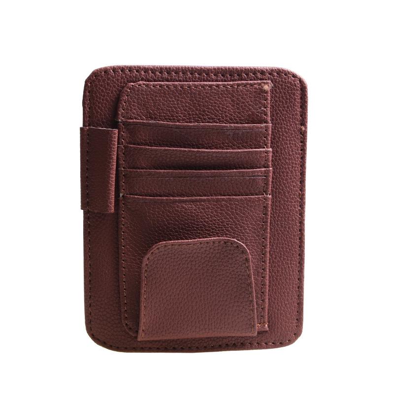 Car Sun Visor Glasses & Card Holder Clip R-7260