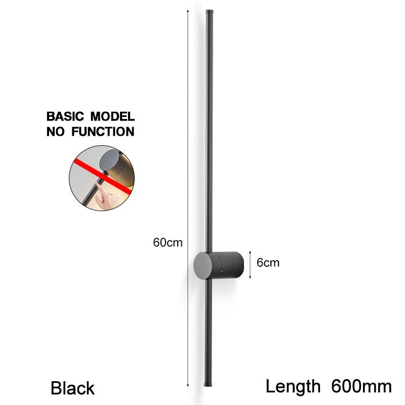 Nordic Black Copper LED Wall Lamps for Sofa Background Bedroom Indoor 360° Rotation LED Wall Lights Decor for Home Stairs Aisle