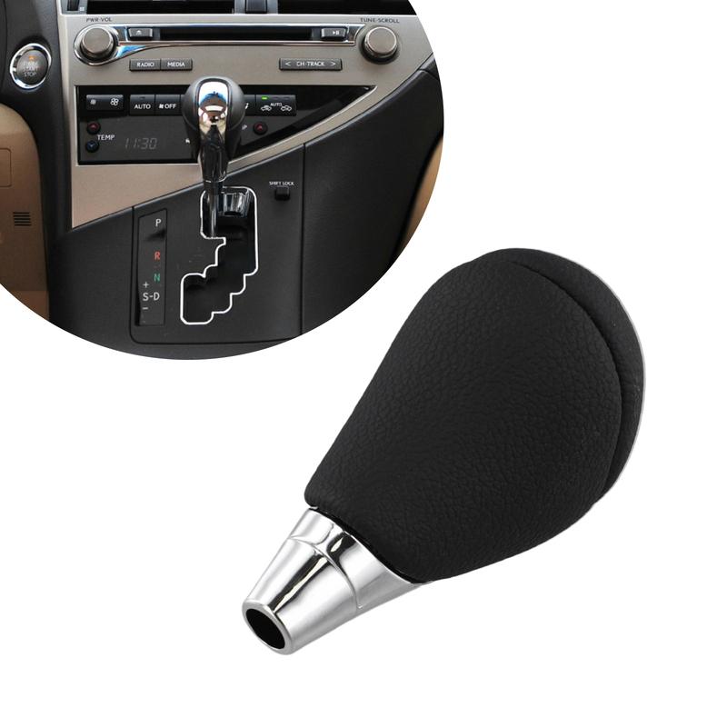 1pcs Car Gear Shift Shifter Knobs Leather For Estima Crown For Venza Suitable For Toyota For Lexus Cars Auto Accessories