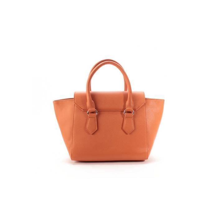 Handbag - CHRISTIAN LACROIX - Incarnation 3 - Cognac - Leather - Silver-tone Metal Shoulder Strap