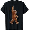 Retro Tshirt with A Rock and Roll Bigfoot Design Perfect for Summer and Lovers of Rock Music and Mountain and Tree MotifsY2K