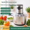 Electric Stainless Steel Meat Grinder and Vegetable Chopper - Multifunctional Kitchen Food Processor