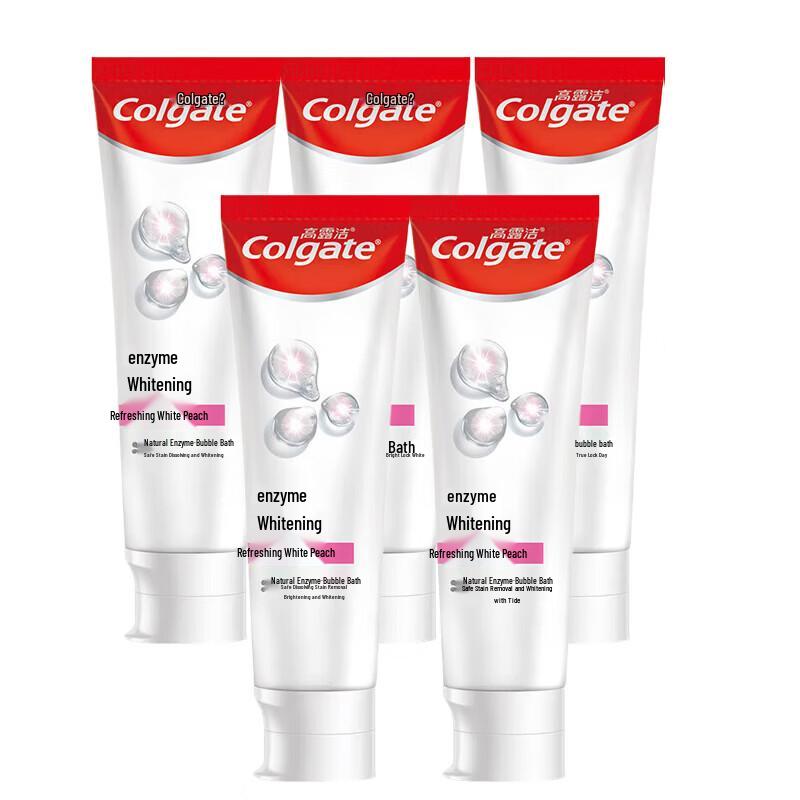 Colgate Enzyme Whitening Toothpaste, Peach Flavor