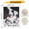Disney 101 Dalmatians Oil Paint by Numbers Painting Kit Handmade Diy Home Decor Gifts Wall Art Canvas Picture Drawing Craft Set Artwork