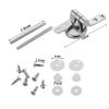 Bathroom Toilet Seat Hinge Zinc Alloy Hardware Hotel Restroom Toilet Accessories with Bolts and Nuts