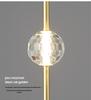 Cross-Border Copper Minimalist Pendant Light for Bedside or Dining