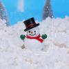Christmas Snow Scene Christmas Snowman Cute Resin Handicraft Home Decoration Small Ornament