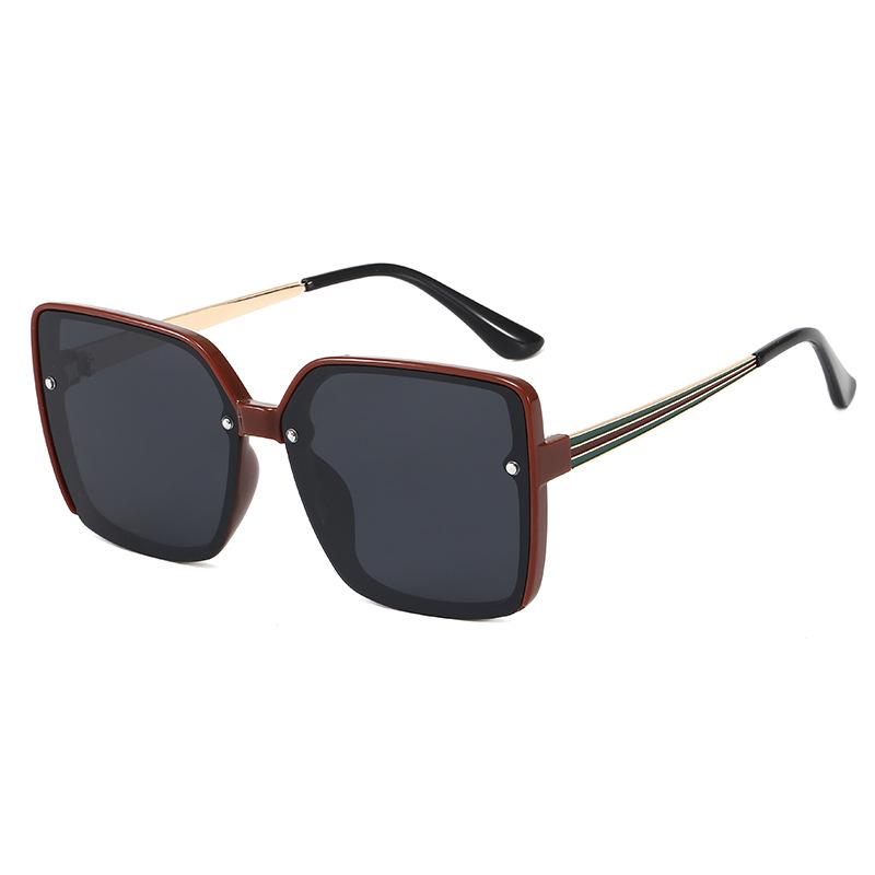 

Корейские Модные Градиентные Квадратные Солнцезащитные Очки - Красно-Зеленая Точечная Покраска, Стиль Инфлюенсера TikTok