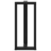 Vidaxl Nogi Do Stołu Barowego, 2 Szt., Czarne, 50X35X(90-91) Cm, Stal