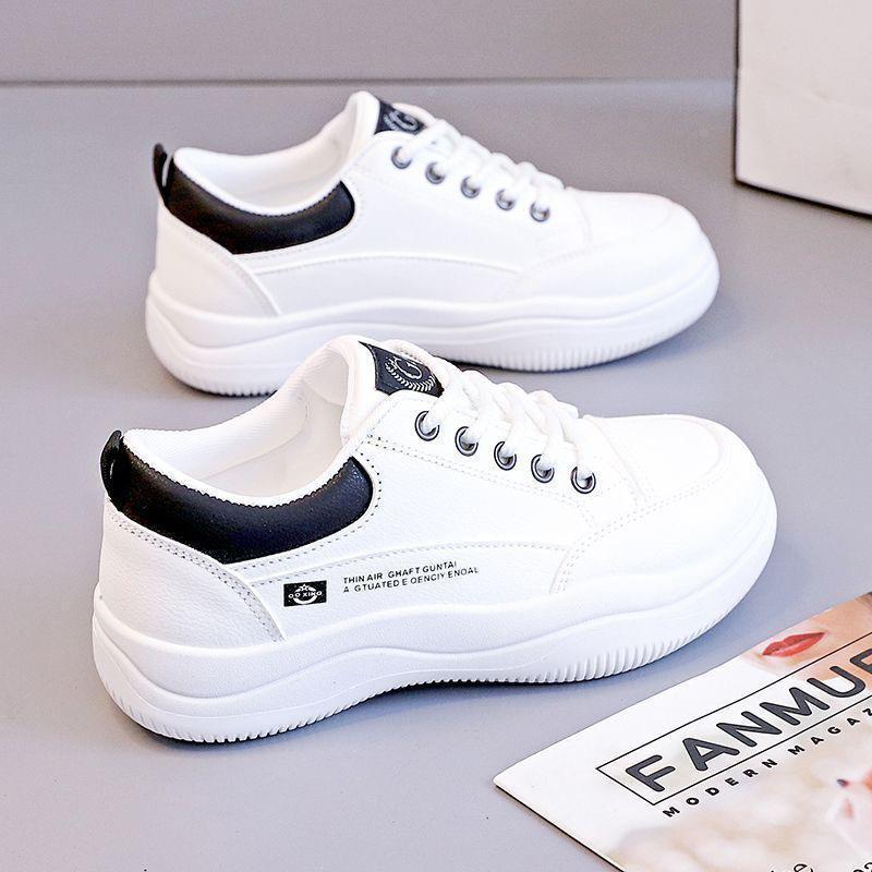 Little White Shoes Women's 2025 New Summer Fashion Versatile Lightweight Casual Shoes Flat Bottom Trend Student Casual Women's Shoes