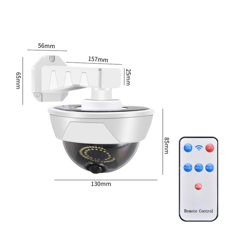 Simulace Solární Kamera Venkovní Domácí Falešná Kamera Vodotěsné Osvětlení CCTV Dohled Falešná Kamera Bezpečnostní Ochrana