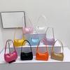 1Pcs Shoulder Bag Trendy Underarm Handbag Versatile Niche Solid Color Mobile Phone Bag Girls' Shoulder Bag Handbag