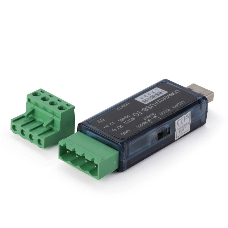High Speed USB RS485 RS232 Converter Support 115200bps Baud Rate Industrial Grade USB To Serial Converter for Automation