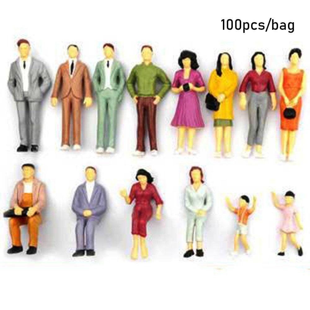 Scale Train Scenery DIY Character People Figures Model Building Passengers