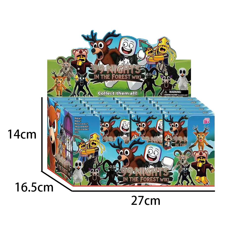 Neues 10-teiliges Set 99 Nächte im Wald Hirsch BeutelFiguren WolfsFiguren Spielzeug Ornament Dekoration Sammlung WeihnachtsSpielzeug Geschenke