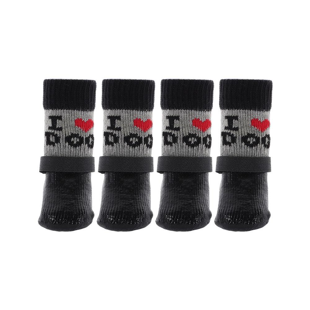 

Милые водонепроницаемые ботинки для собак, теплые ботинки на мягкой подошве для щенков, противоскользящие регулируемые чехлы для лап для маленьких собак, чихуахуа