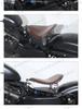 Retro Triangle Seat Bag for Harley Motorcycle - Leather Spring Cushion Accessory