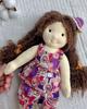 BlissfulPixie Waldorf Doll Cute Plush Toy for Perfect for Kids - Alice, Handmade, 30cm, Soft, Girls,