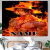 Personalized One Piece Background Tapestry,Custom Name Birthday Party,Multifunctional Wall Decoration for Home Decor,Various Occasions