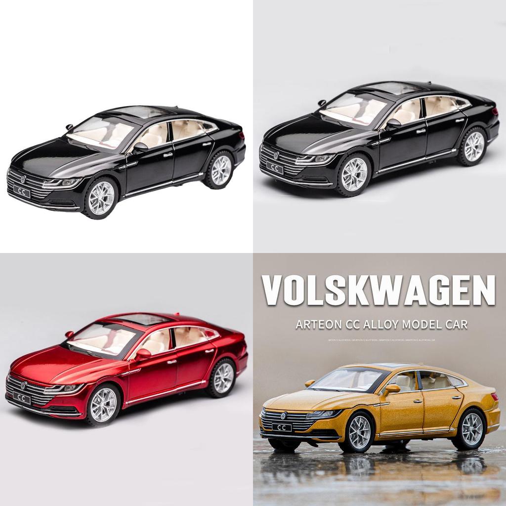 Volkswagen Cc Druckguss-Legierungsspielzeug mit Sound und Licht für das Spielzimmer von Kindern