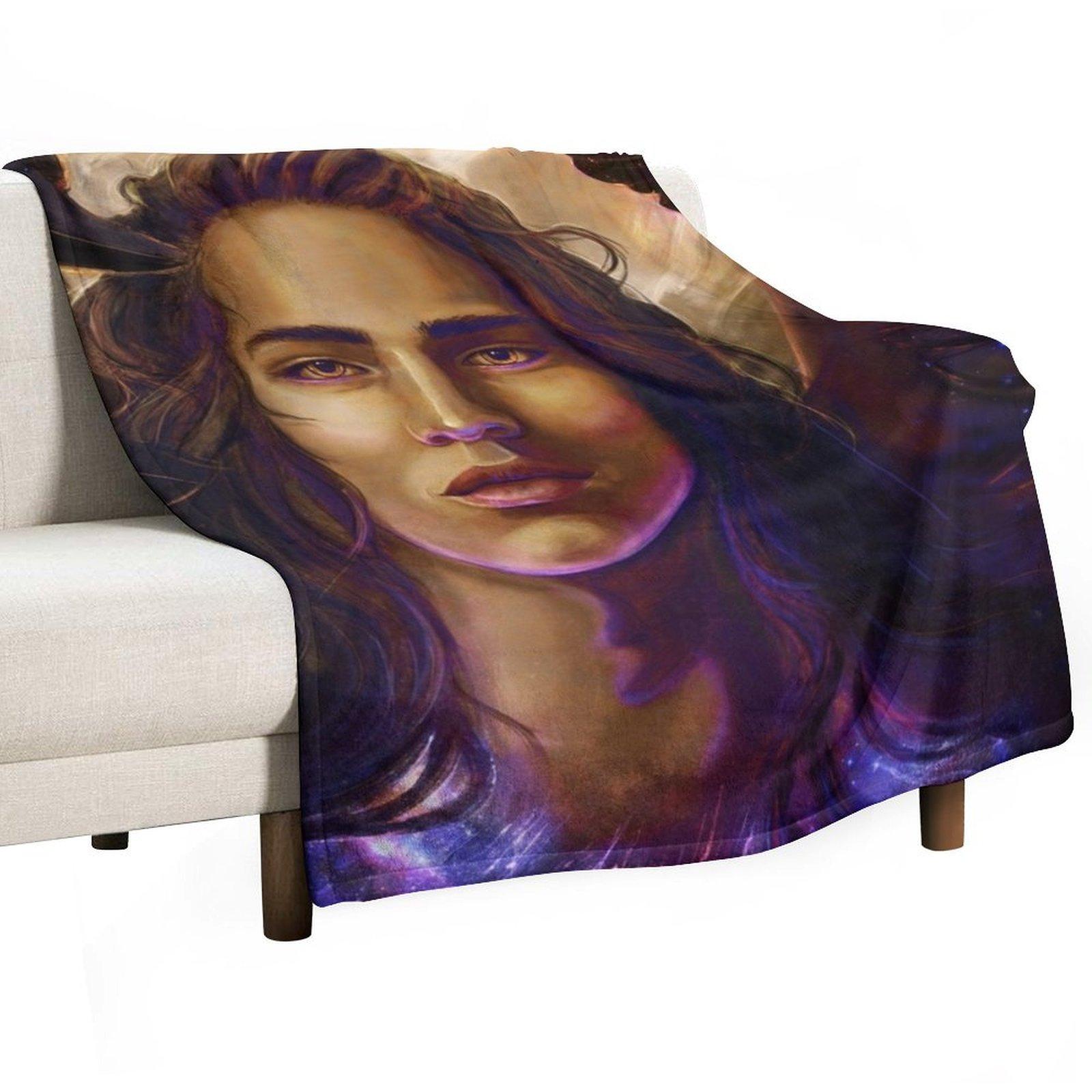 Israfel Throw Blanket funny gift Furry warm winter Soft Beds Blankets 30x40in