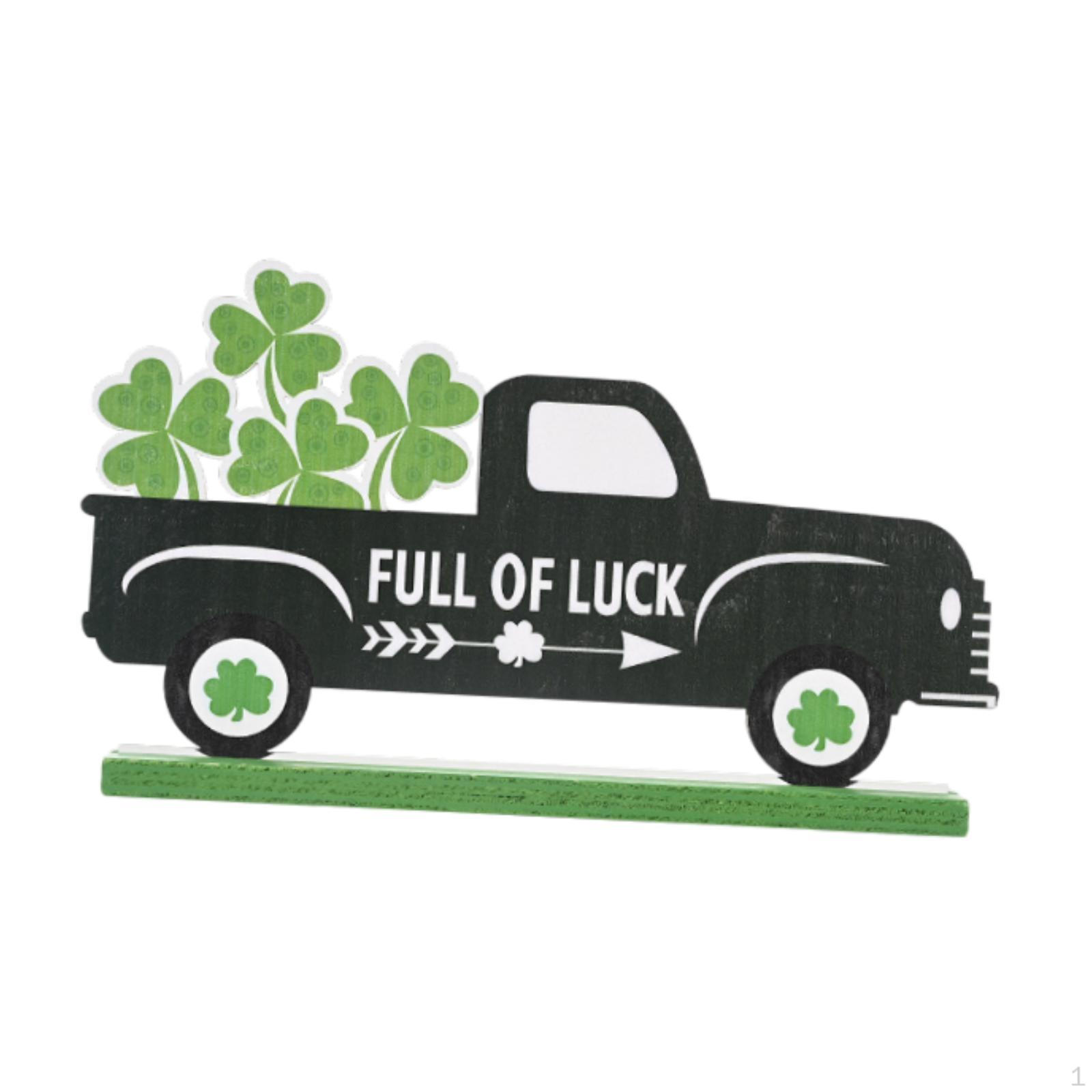 

Колекційна дерев яна прикраса у вигляді літери для St. День святого Патрика, Настільна табличка Style D