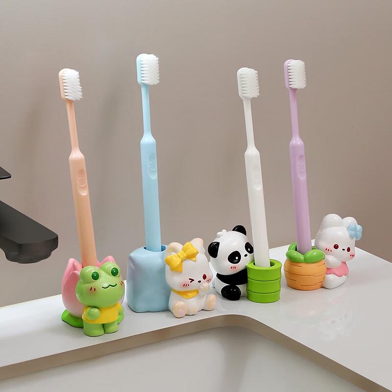 

Cute Pet Resin Toothbrush Holder for Kids (2-Pack)