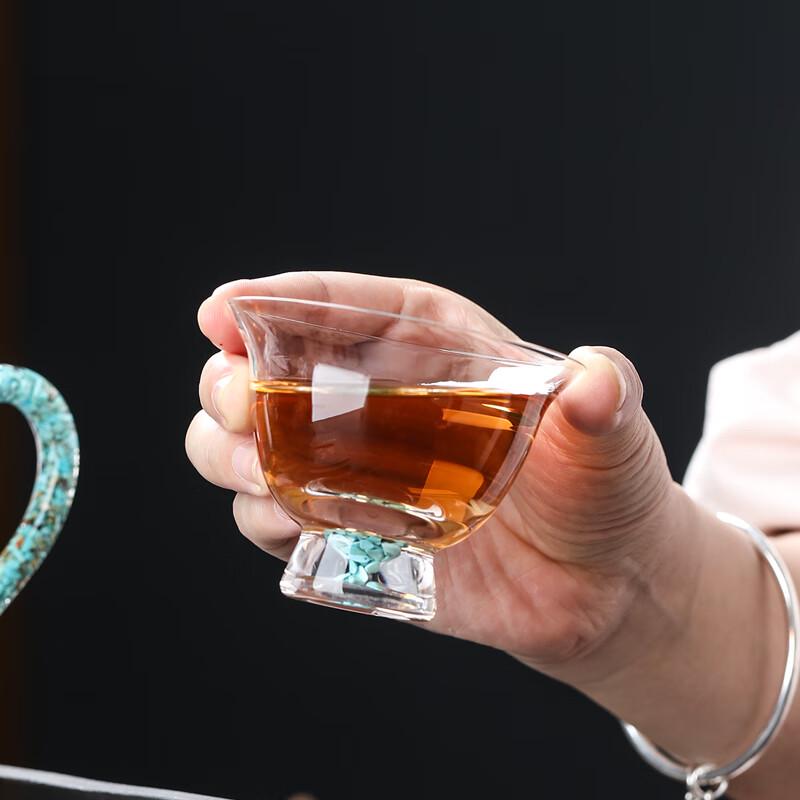 Sushi Rolando Series Luxury Crystal Glass Master Teacup