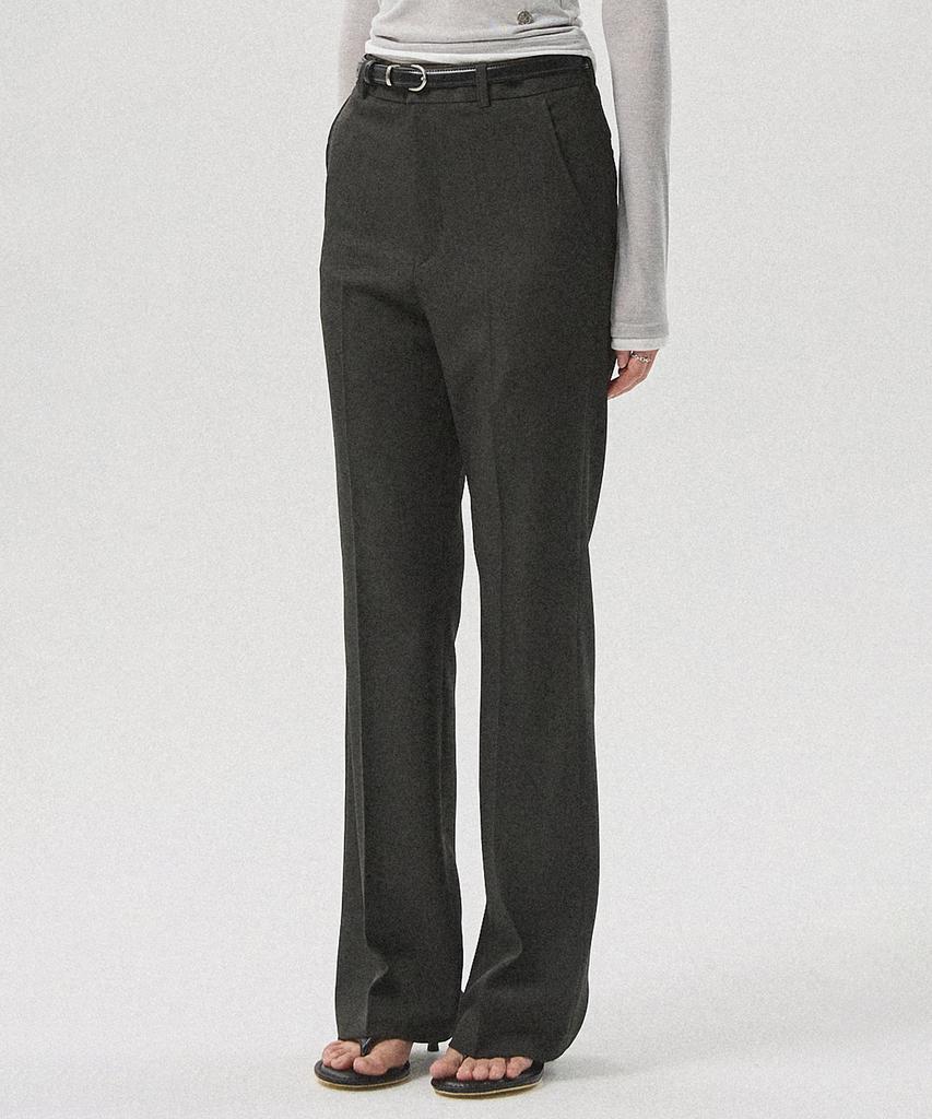 Aheule Urbane Semi Bootcut Slacks_Charcoal