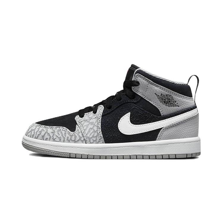 (PS) Air Jordan 1 Mid SE Elephant Toe Kids DM6215-016 EU 35
