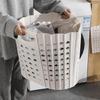 Faltbarer Aufbewahrungskorb Wäschekorb für Schmutzwäsche Tragbarer Spielzeug-Wäsche-Hohl-Organizer Multifunktionale Badezimmeraufbewahrung