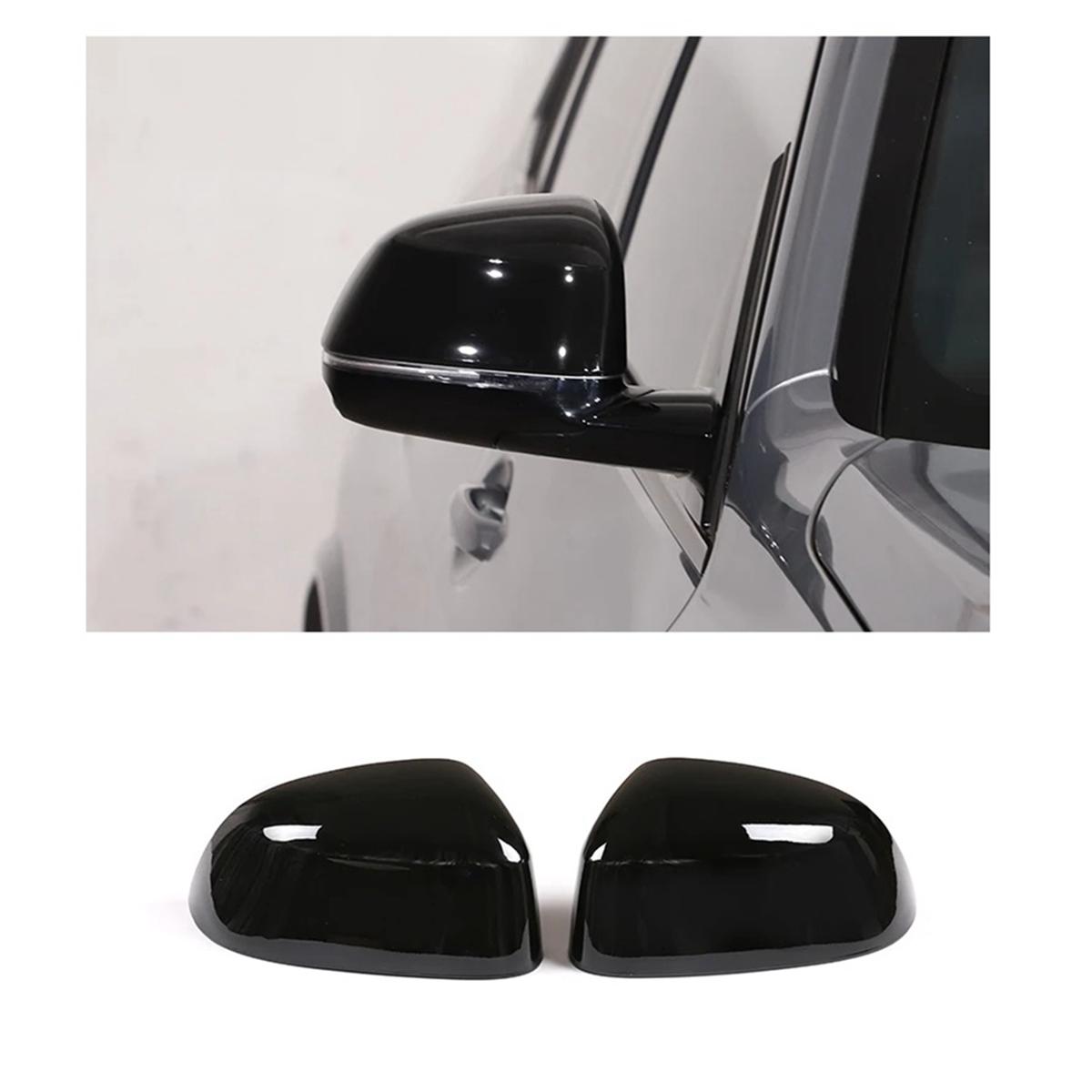 

For BMW X5 F15 G05 2014- Rearview Mirror Cap Cover Exterior Side Rearview Mirror Cap Trim Accessories - Black