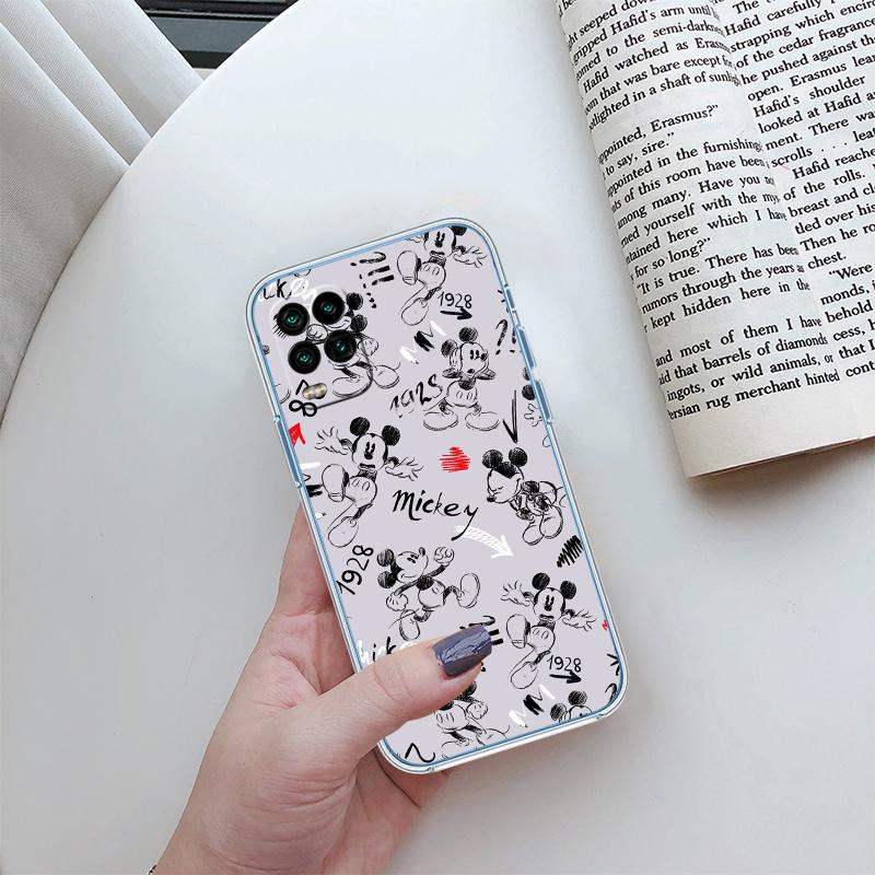 Mickey Minnie Mouse Transparent Phone Case for Motorola Moto G7 G8 G9 G84 G85 G73 G24 G15 Z2 Play Power Plus