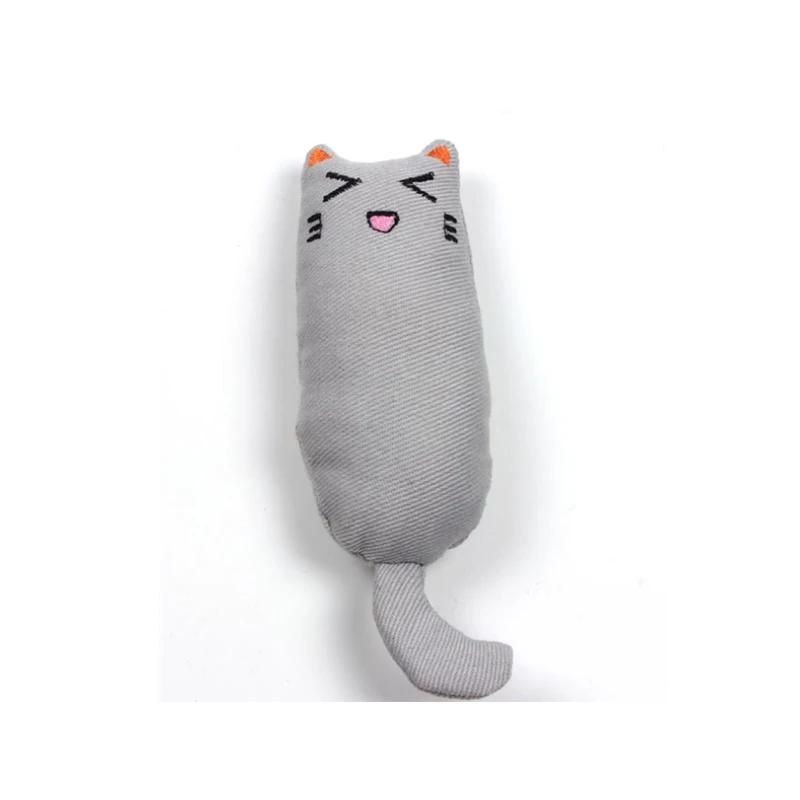 Raschelgeräusch, Katzenminze-Spielzeug, Katzenprodukte für Haustiere, süßes Katzenspielzeug für Kätzchen, Zähneknirschen, Katzen-Plüsch-Daumenkissen, Haustierzubehör