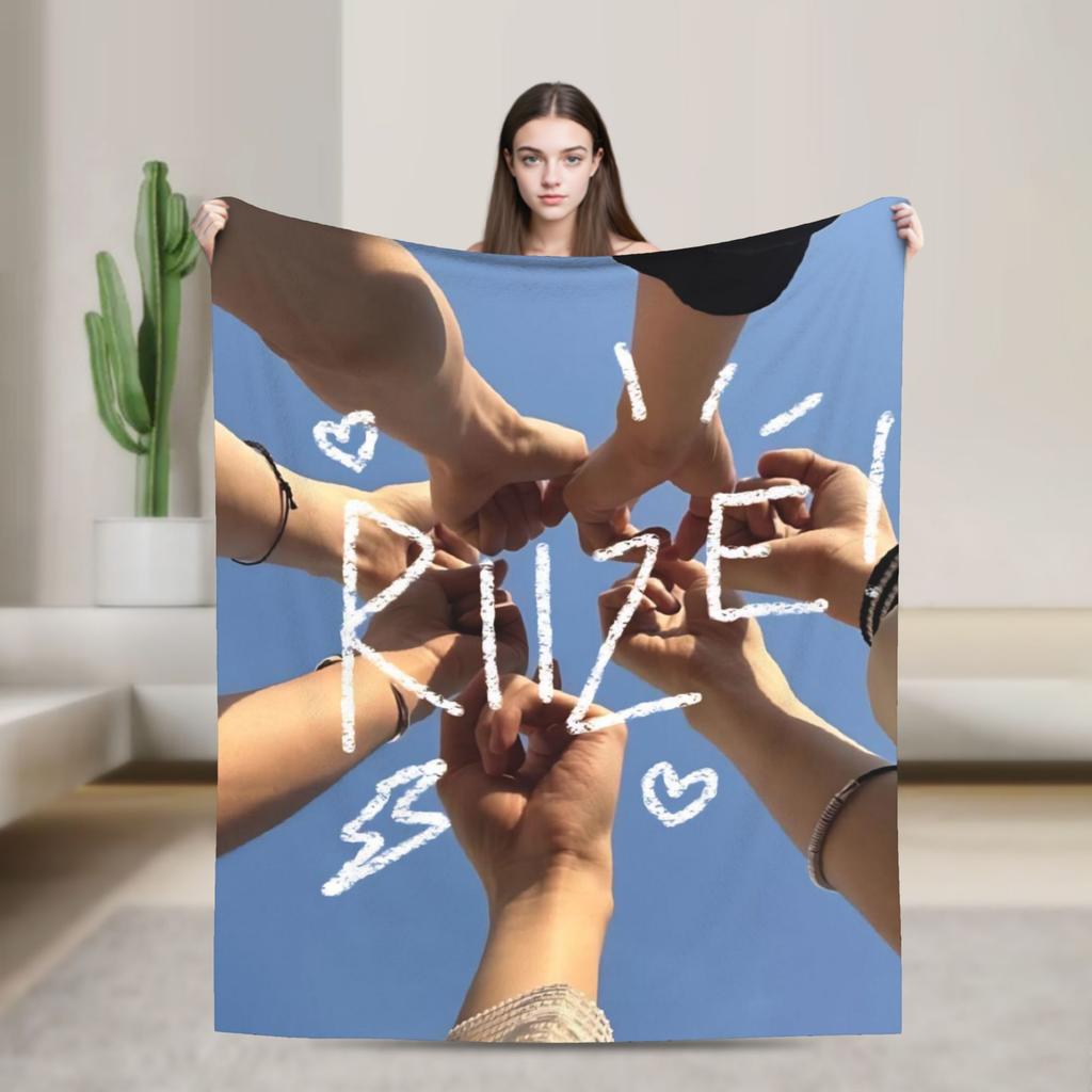Soft Warm Blanket Travel Office RIIZING SOHEE Riize KPOP Throw Blanket  Flannel Bedspread For Outdoor Fashion Sofa Bed Cover