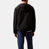 Calvin Klein Solid Color Comfortable Drawstring Hooded Windbreaker Men Outerwear Black 40EM585-001
