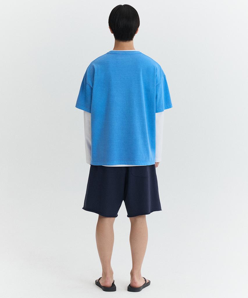 Matile Rockystar Vintage Oversized T-Shirt / Blue