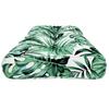 Pallet Cushion with Leaf Pattern 120 X 40 X 12 Cm Fabric