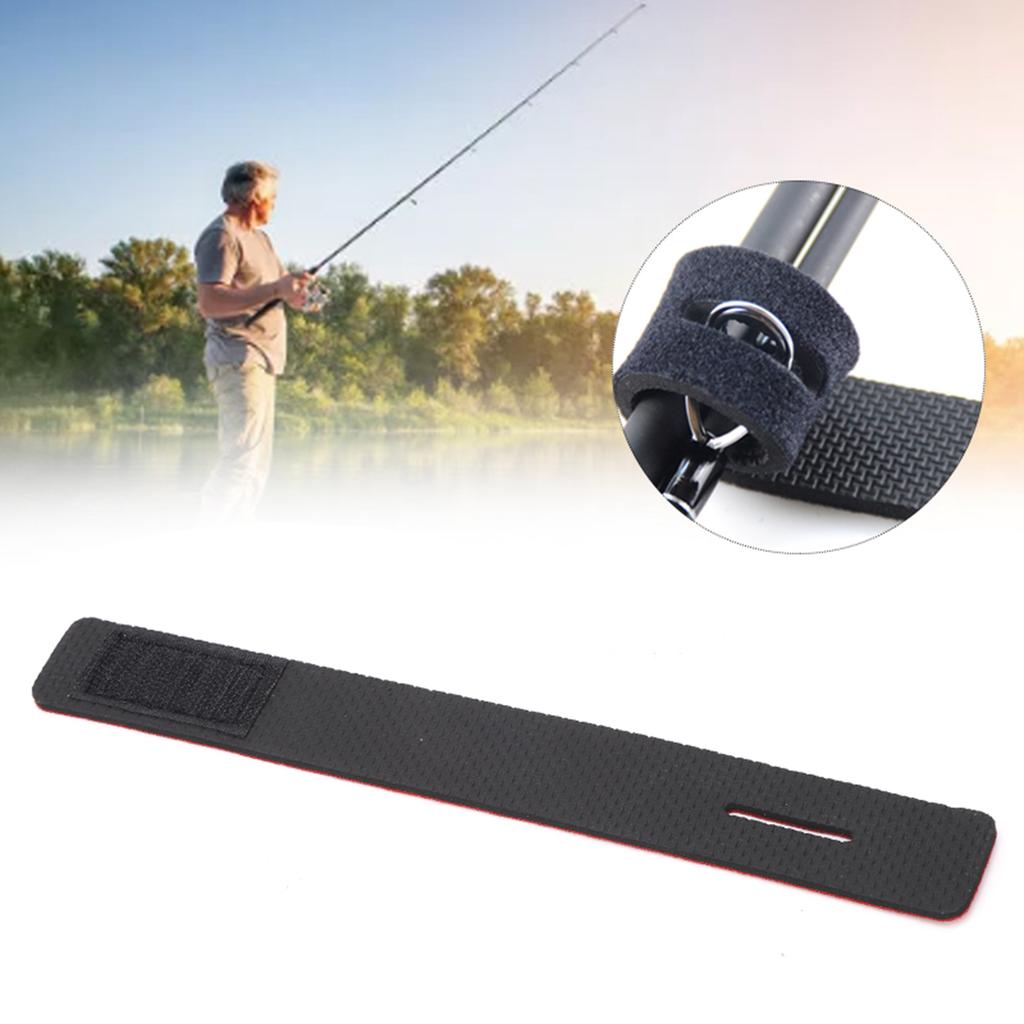 10pcs Outdoor Fishing Rod Carry Strap Neoprene Sling Elastic Adjustable Tackle HolderRed