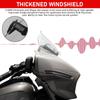 10 inch Motorcycle Accessory Front Fairing Windshield  Windscreen Wind Deflector For Harley Street Glide FLHX/I CVO FLHXSE 2023+