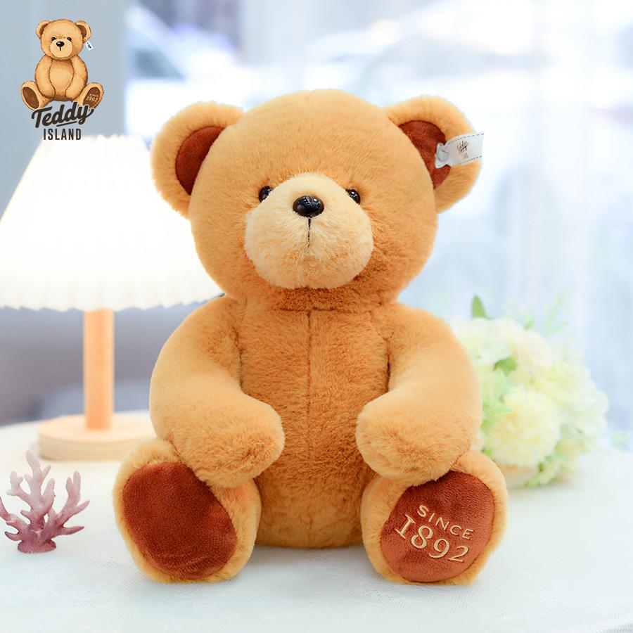 

1pc Teddy Island 30Cm/11.8in Teddy Bear Plush Toy Children s Christmas Gift Teddybear Stuffed Animal Birthday Gift 31cm-50cm помаранчевий