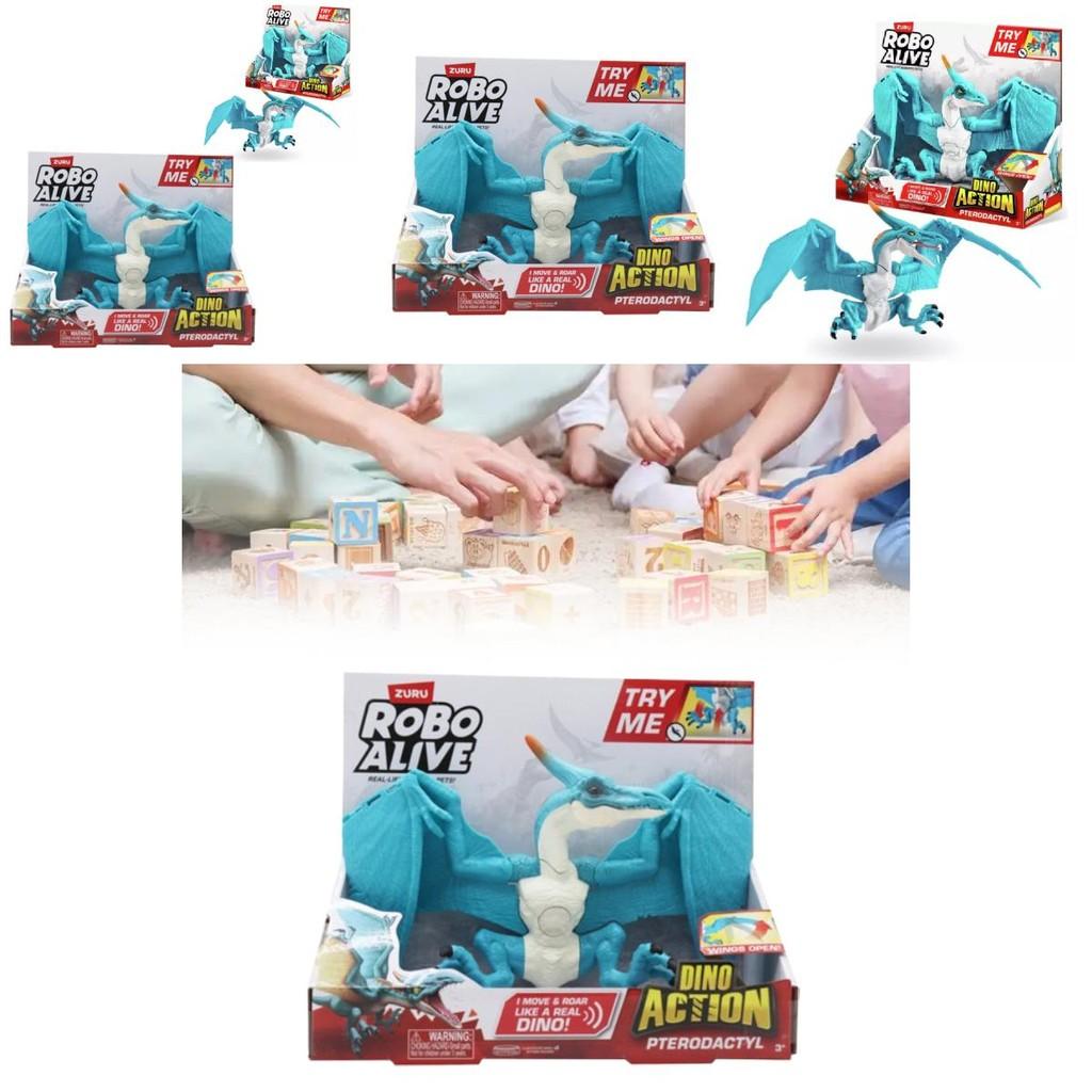 Robo Alive Dinosaur Action Figure Toy With Plastic Material For Kids Play And Interest Development