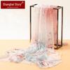 Shanghai Story 100% Mulberry Silk Chiffon Scarf Shawl