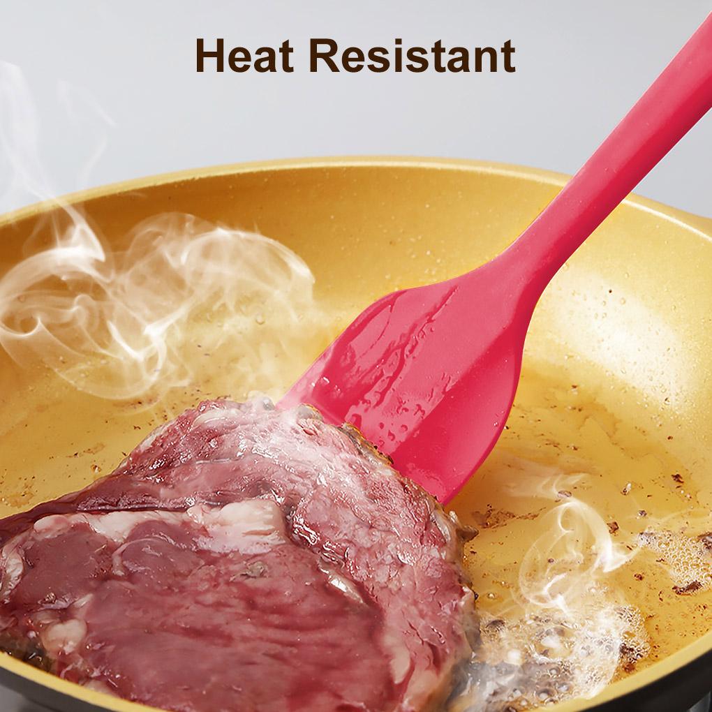 5/10/12/20PCS Random Color Silicone Spatulas Cream Spatula Cake Cream Scraper Baking Cake Tool Heat-resistant Seamless Scraper